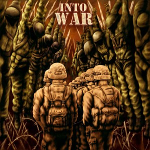 Cover illustration for Hamerex' Into War EP