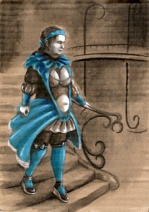 Blue Dress Stairs 800